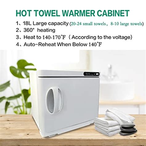 Salon Señor Towel Warmer Cabinet Premium Hot Towel Warmer Large Capacity with Two Stainless