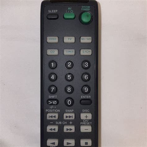 Genuine Sony Receiver RM U303 Remote Control W Battery Cover