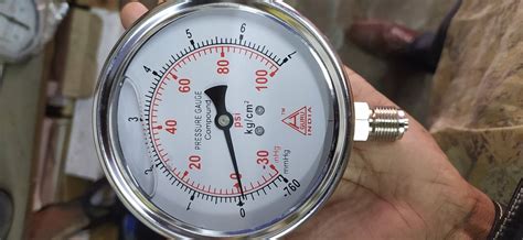 4 Inch 100 Mm H Guru Pressure Gauge 0 To 25 Bar 0 To 400 Psi At Rs