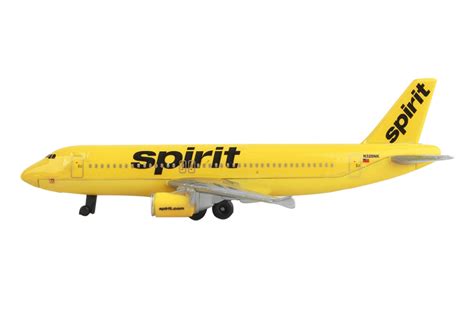 Spirit Airlines Airbus A320neo Die Cast Model