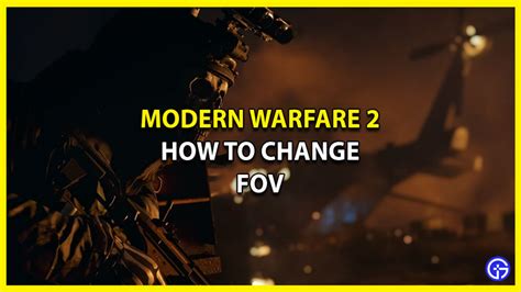 Modern Warfare Fov How To Change It In Cod Gamer Tweak