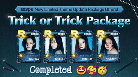 Superstar SMTOWN Completed Aespa Trick Or Trick Limited Theme