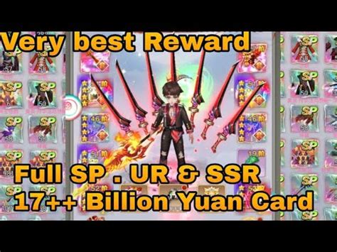 Verry Best Reward Kusyu Immortal Free B Yuan Card Full Sp Ur