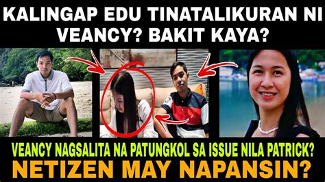 Kalingap Edu Tinalikuran Ni Veancy Netizen May Napansin Veancy