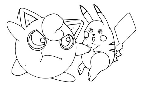 Dibujos Para Colorear Jigglypuff Y Pintar Imágenes Para Dibujar Gratis