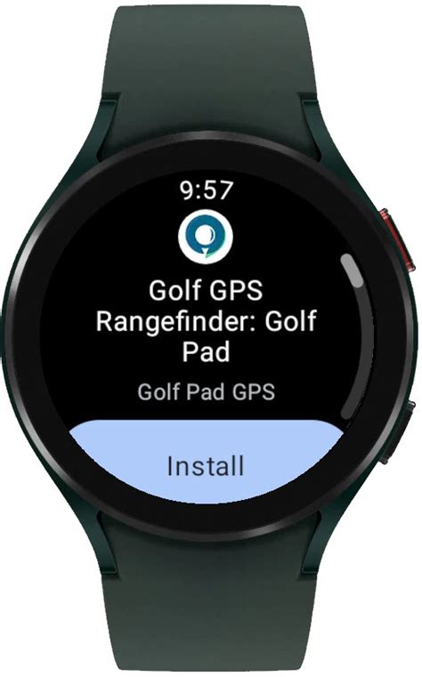 How to set up Golf Pad GPS watch app on Android Wear OS : Golf Pad Support