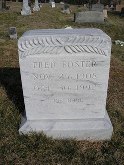 Fred Foster M Morial Find A Grave