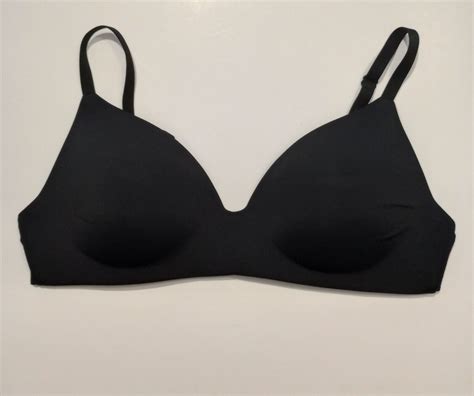 Victorias Secret Padded No Wire Bra Size 34d Black Gem