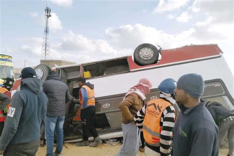 مصرع 13 شخصًا وإصابة 55 آخرين فى حوادث طرق بالمحافظات المصري اليوم