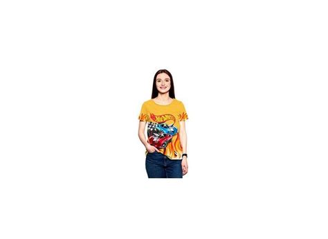 Baby Look Feminina Hot Wheels o Melhor Preço é no Zoom