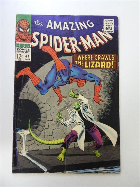 The Amazing Spider Man 44 1967 GD VG Condition Moisture Damage