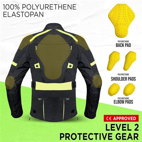 Wicked Stock Motorcycle Jacket For Men Adventure Motorcycle Jacket Ce