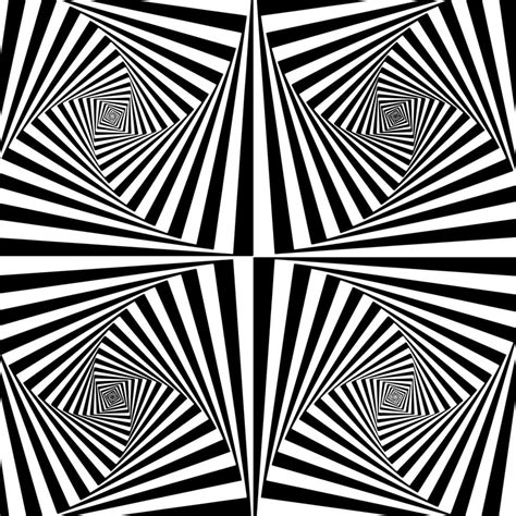 Abstract Optical Illusion Background In Black And White 9201308 Vector