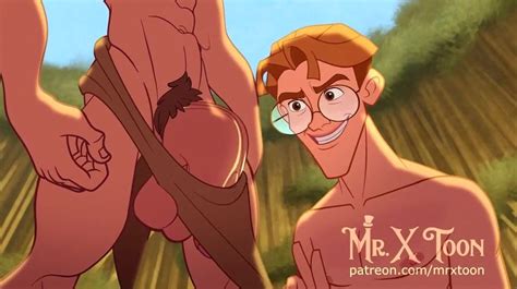 Tarzan From The Jungle Fucked Hard In The Mouth Of Gay Milo