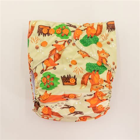 Busy Fox Toddler Cloth Nappy Little Aussie Monster