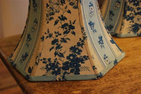 Lampshade French Lamp Shade Floral Vintage Shade 5x10x7 Hex Etsy French Floral Fabric Lamp