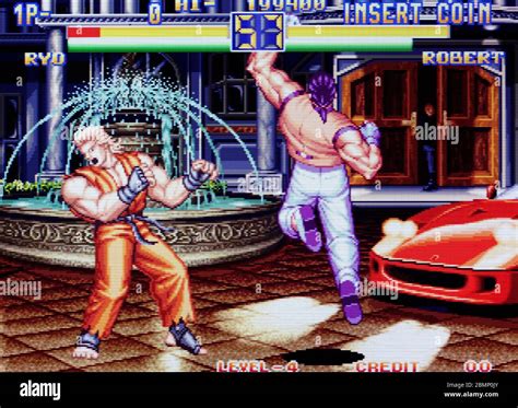 Art Of Fighting 2 SNK Neo Geo NeoGeo Editorial Use Only Stock Photo