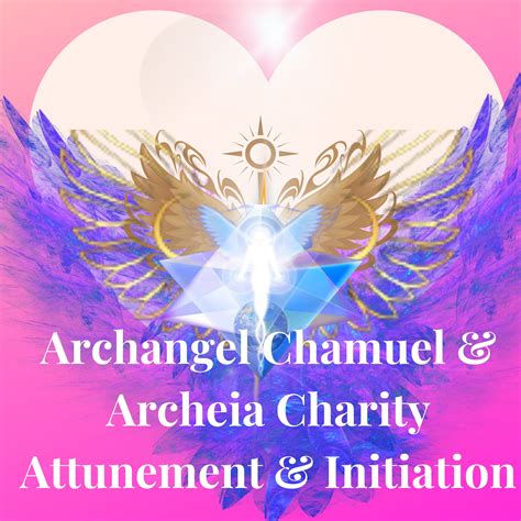 Archangel Chamuel And Archeia Charity Pink Ray Of Divine Love Etsy