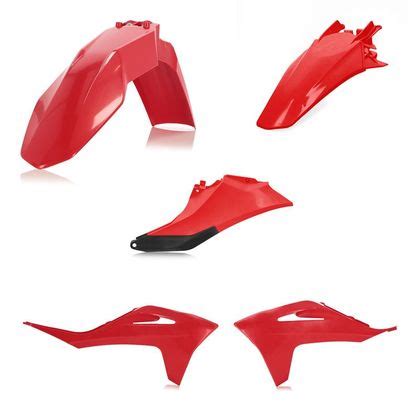 Kit Plastiques Acerbis Couleur Rouge Kit Plastique Motoblouz