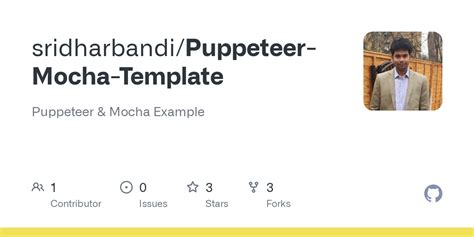 Github Sridharbandi Puppeteer Mocha Template Puppeteer Mocha Example