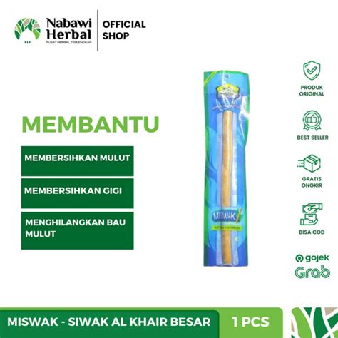 Jual Miswak Al Khair Besar Siwak Besar Ranting Batang Siwak Kota