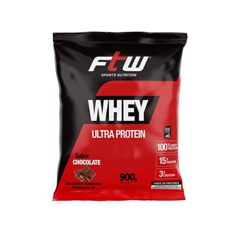 Whey Ultra Protein G Refil Chocolate Ftw Otimanutri