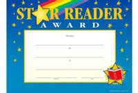 Simple Accelerated Reader Certificate Template Free Sparklingstemware