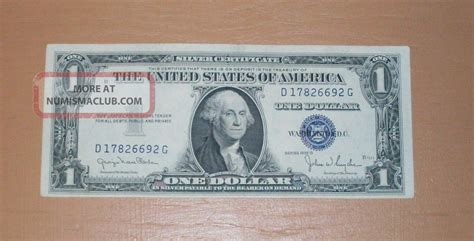 Us Silver Certificate D Series