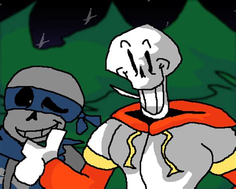 Pixilart `tsunderswap Sans And Papyrus` By Xr5cv
