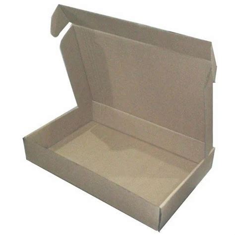 Brown Single Wall 3 Ply Corrugated Packing Box Moq 1000 At Rs 15 Piece