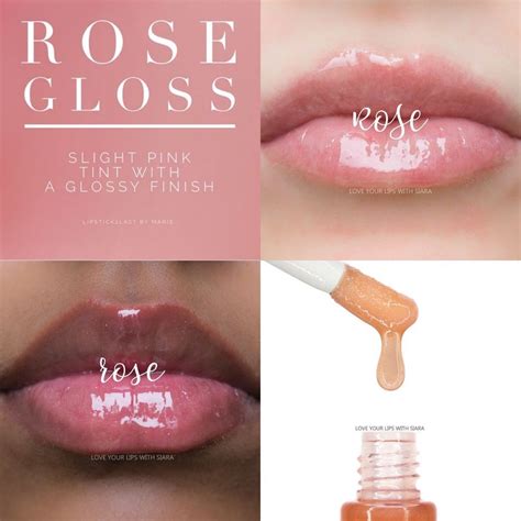 Rose Gloss Lipsense Senegence Full Size Senegence Lipsense Gloss Lipsense Lip Colors