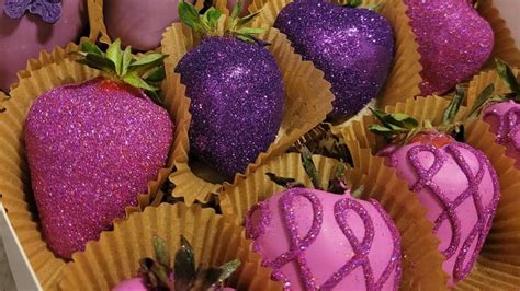 How To Make Glitter Chocolate Covered Strawberries Chocolate Covered