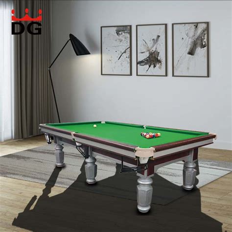 Top Quality European Snooker Table 12FT 10 Feet Rubber Cushion Solid