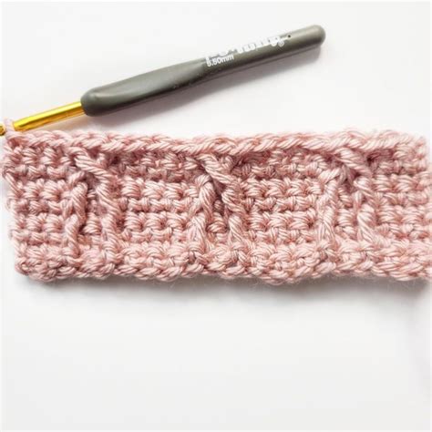 How To Crochet A Cable Stitch EasyCrochet Crochet Cables