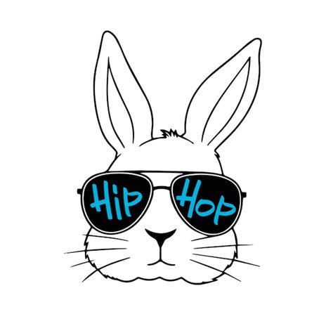 Premium Vector Easter Bunny Hip Hop Bunny Easter SVG Bunny With