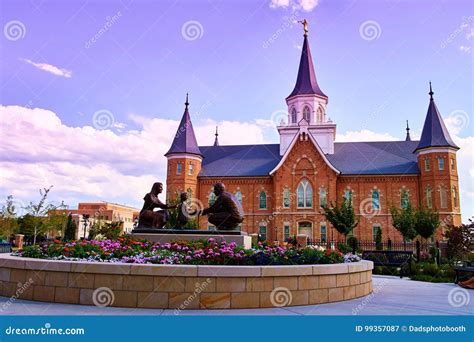 Lds Provo City Center Temple Stock Image Image Of City Center 99357087