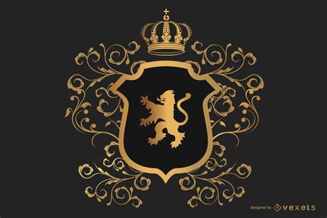 Creative Royal Heraldic Shield Vector Download