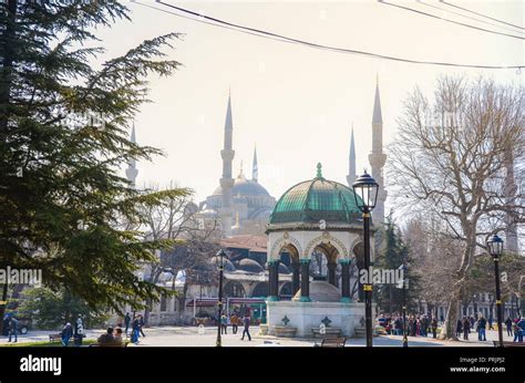 Exterior View Of Hagia Sophia Ayasofya It Is The Former Greek