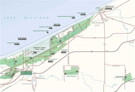 Indiana Dunes State Park Map – The World Map