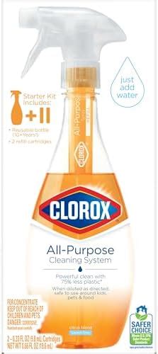 Amazon Clorox Disinfecting Multi Purpose Cleaner Starter Kit With