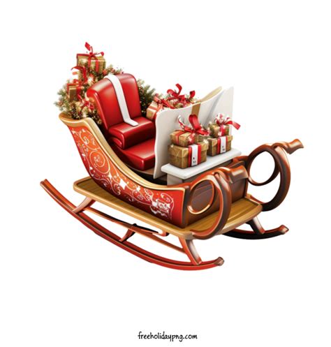 Christmas Sled Santa Sleigh Santa Claus For Sled For Christmas 1024x1024