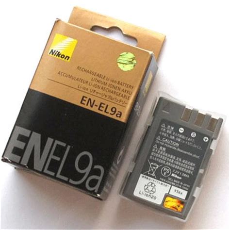 Nikon Lithium Ion EN EL9a Rechargeable Battery