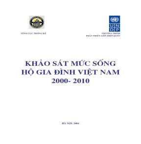 Khảo sát mức sống hộ gia đình việt nam 2000 2010 tổng cục thống kê