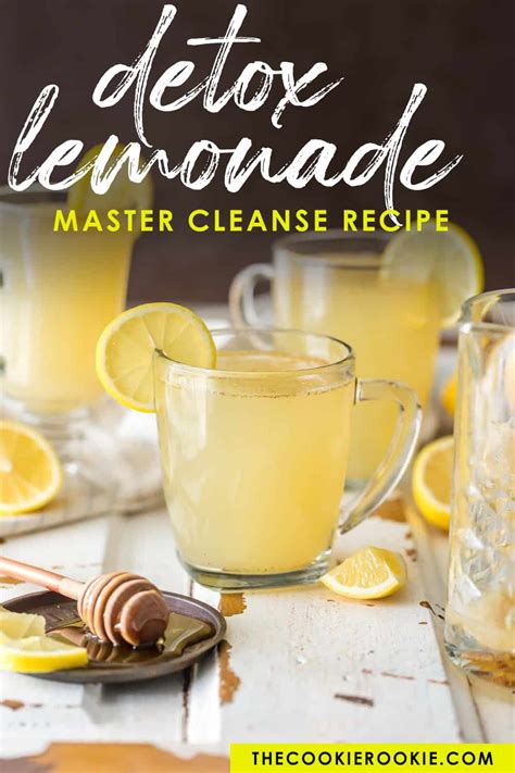 Lemonade Cleanse Master Cleanse Recipe The Cookie Rookie®