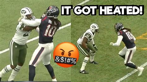 Deandre Hopkins Vs Darrelle Revis Got Physical Wr Vs Cb