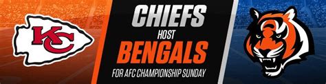 Afc Championship Game Bengals Vs Chiefs Betting Odds