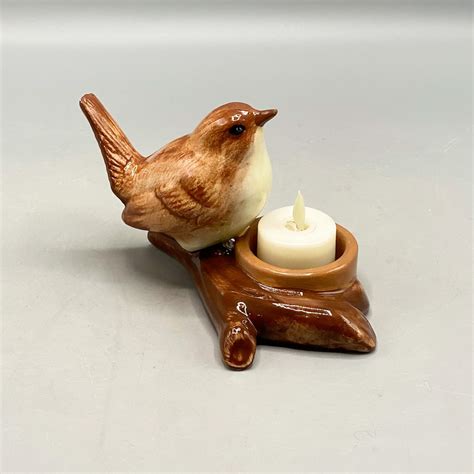 Ceramic Tealight Holder Wbird Ocean Springs Mercantile