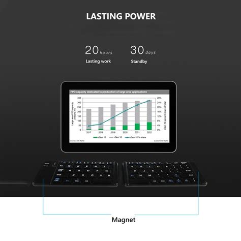 Universal Folding Bluetooth Keyboard