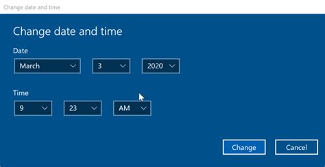 Solución fecha y hora incorrectas en Windows 10