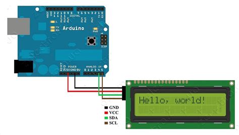 Circuito Arduino Uno Lcd 16×2 I2c Lcd Arduino Projetosо Nbkomputer